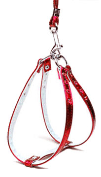 Metallic Step-In Harness Red MTL 14